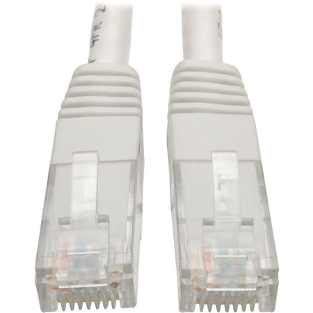 Eaton Tripp Lite Series Cat6 Gigabit Molded (UTP) Ethernet Cable (RJ45 M/M), PoE, White, 1 ft. (0.31 m) - N200-001-WH