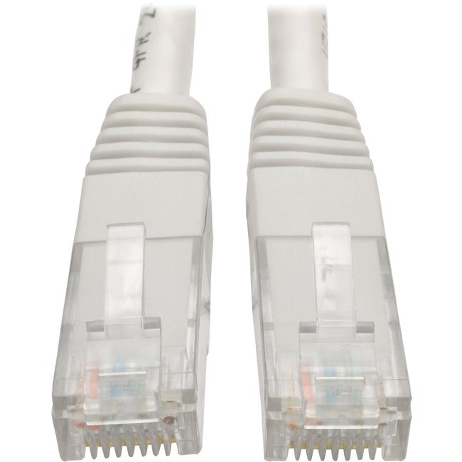 Eaton Tripp Lite Series Cat6 Gigabit Molded (UTP) Ethernet Cable (RJ45 M/M), PoE, White, 1 ft. (0.31 m) - N200-001-WH