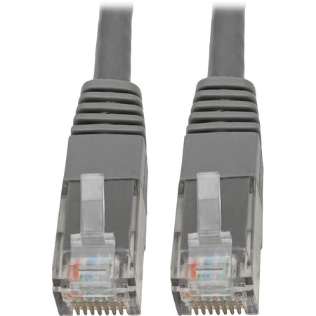 Tripp Lite by Eaton Cat6 Gigabit Molded (UTP) Ethernet Cable (RJ45 M/M) PoE Gray 3 ft. (0.91 m) - N200-003-GY