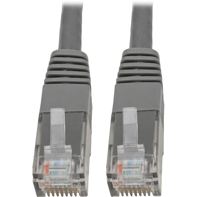 Eaton Tripp Lite Series Cat6 Gigabit Molded (UTP) Ethernet Cable (RJ45 M/M), PoE, Gray, 6 ft. (1.83 m) - N200-006-GY