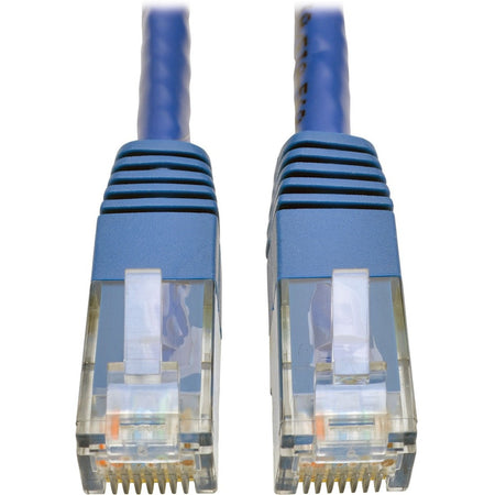Eaton Tripp Lite Series Cat6 Gigabit Molded (UTP) Ethernet Cable (RJ45 M/M), PoE, Blue, 75 ft. (22.86 m) - N200-075-BL