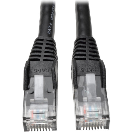 Tripp Lite by Eaton Cat6 Gigabit Snagless Molded (UTP) Ethernet Cable (RJ45 M/M) PoE Black 35 ft. (10.67 m) - N201-035-BK