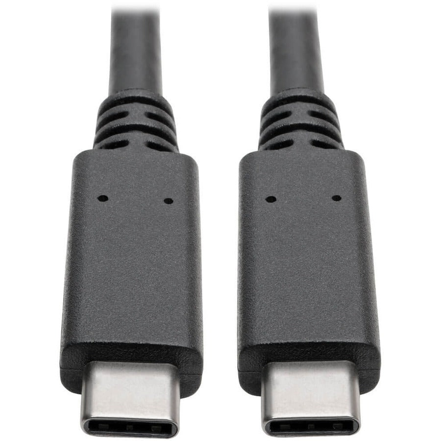 Eaton Tripp Lite Series USB-C Cable (M/M) - USB 3.2, Gen 2 (10 Gbps), 5A (100W) Rating, Thunderbolt 3 Compatible, 3 ft. (0.91 m) - U420-003-G2-5A