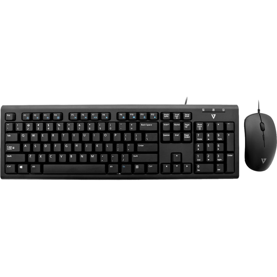 V7 Wired Keyboard and Mouse Combo - CKU200US