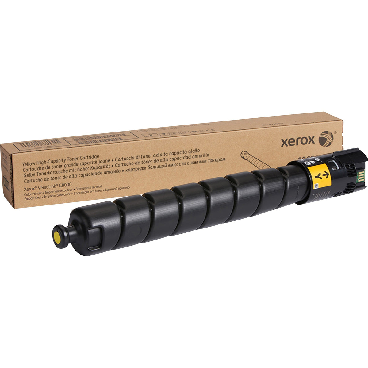 Xerox Original High Yield Laser Toner Cartridge - Yellow - 1 Each - 106R04048