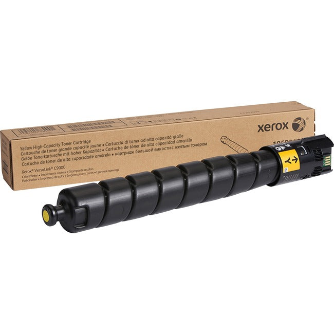 Xerox Original High Yield Laser Toner Cartridge - Yellow - 1 Each - 106R04076