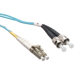 Axiom LC/ST 10G Multimode Duplex OM3 50/125 Fiber Optic Cable 8m - TAA Compliant - AXG94543