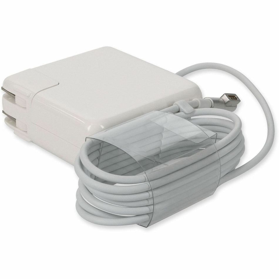 AddOn Apple Computer MA538LLB Compatible 60W 16.5V at 3.65A Black MagSafe 1 Laptop Power Adapter and Cable - MA538LL/B-AA