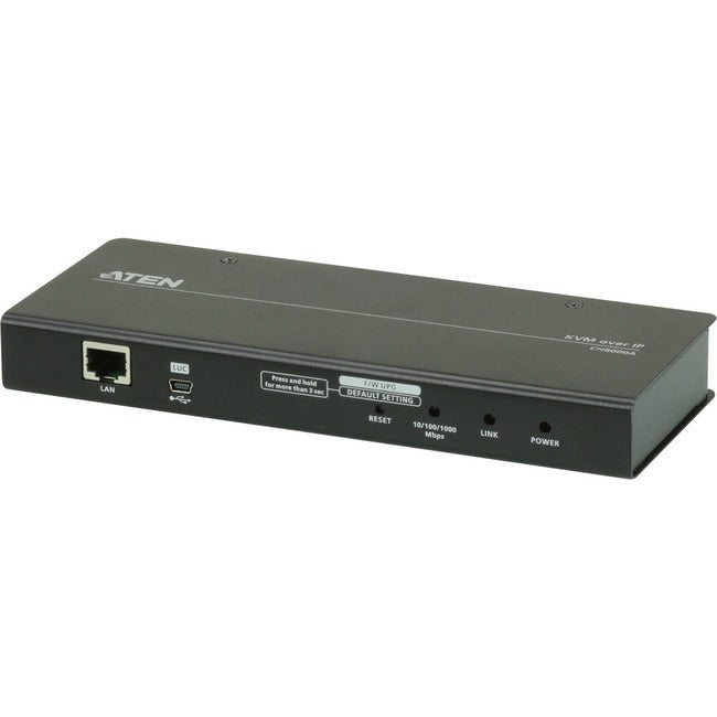 ATEN 1-Local/Remote Share Access Single Port VGA KVM over IP Switch (1920 x 1200)-TAA Compliant - CN8000A