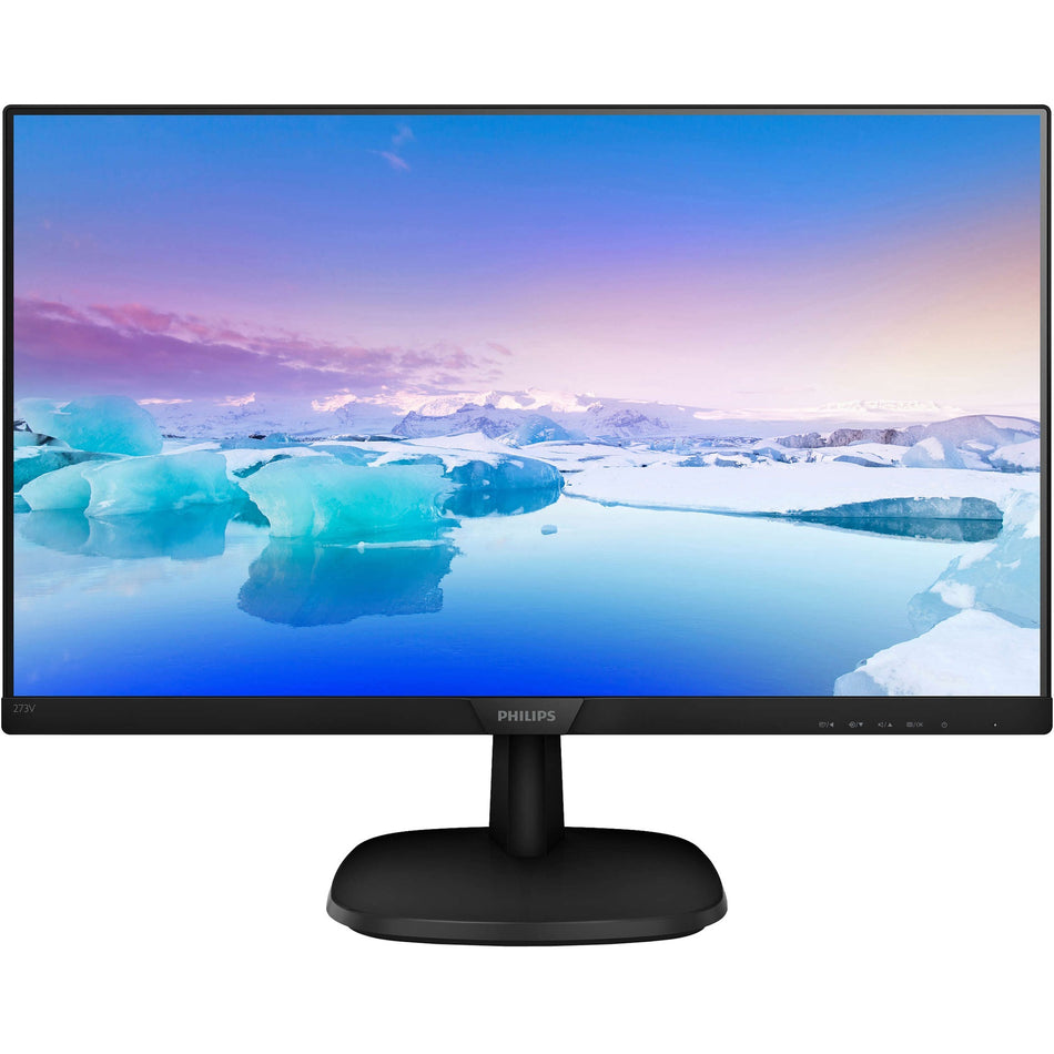 Philips V-line 243V7QJAB Full HD LCD Monitor - 16:9 - Textured Black - 243V7QJAB