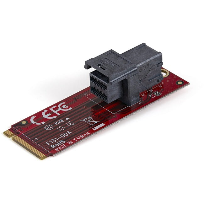 StarTech.com U.2 to M.2 Adapter for U.2 NVMe SSD - M.2 PCIe x4 Host Interface - U.2 SSD SFF-8643 Adapter - M2 PCIe Adapter - U.2 Drive Adapter - M2E4SFF8643