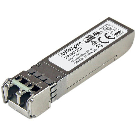 StarTech.com MSA Uncoded SFP+ Module - 10GBASE-SR - 10GE Gigabit Ethernet SFP+ 10GbE Multi Mode Fiber (MMF) Optic Transceiver - 300m DDM - SFP10GBSRST