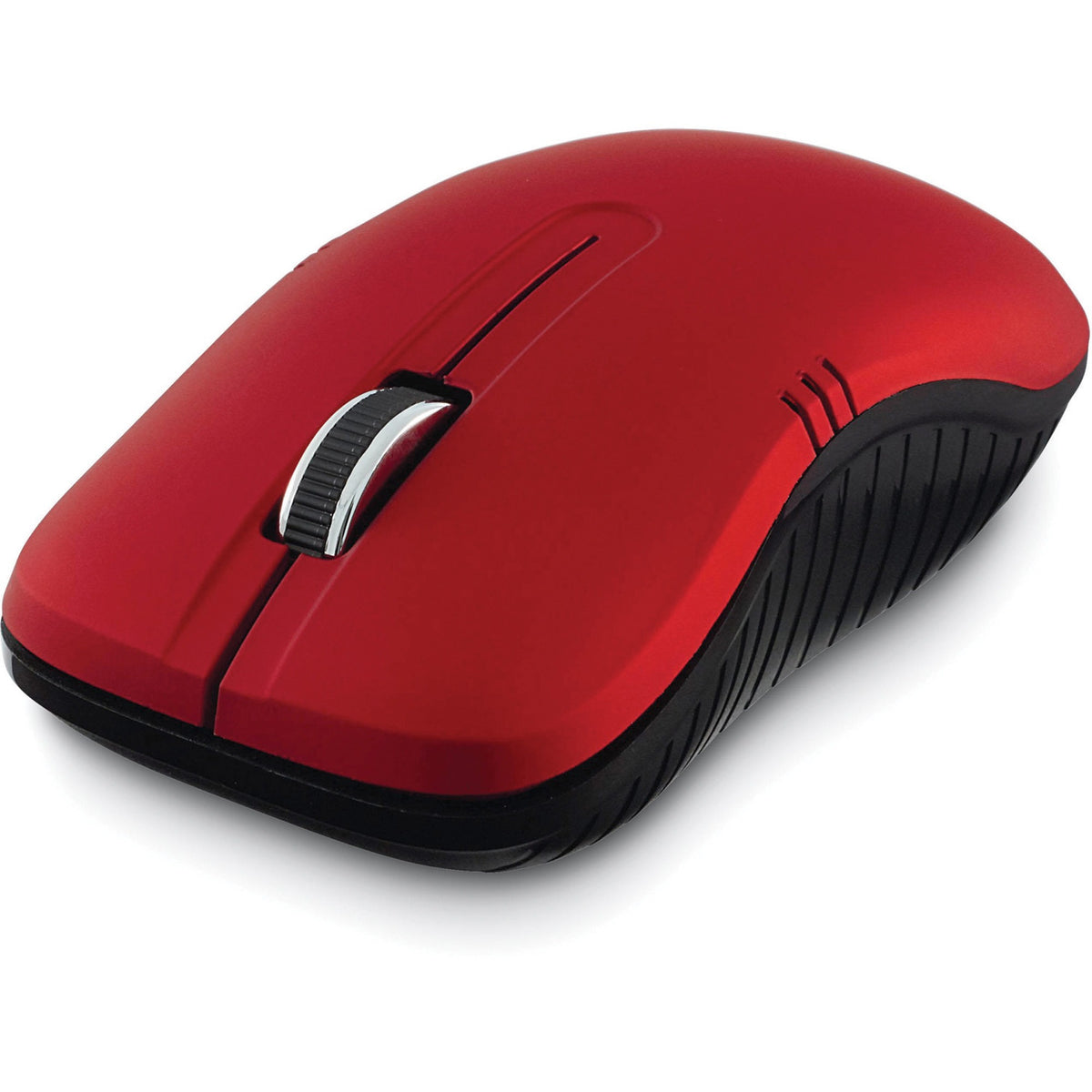 Verbatim Wireless Notebook Optical Mouse, Commuter Series - Matte Red - 99767