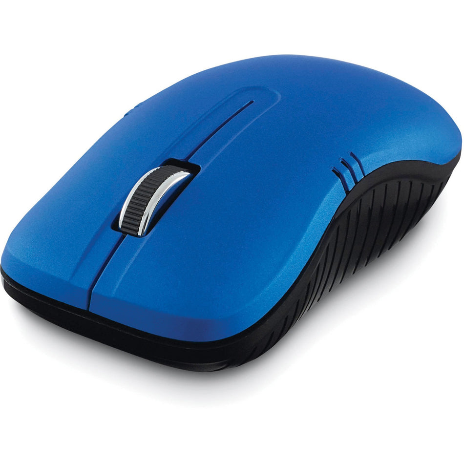 Verbatim Wireless Notebook Optical Mouse, Commuter Series - Matte Blue - 99766