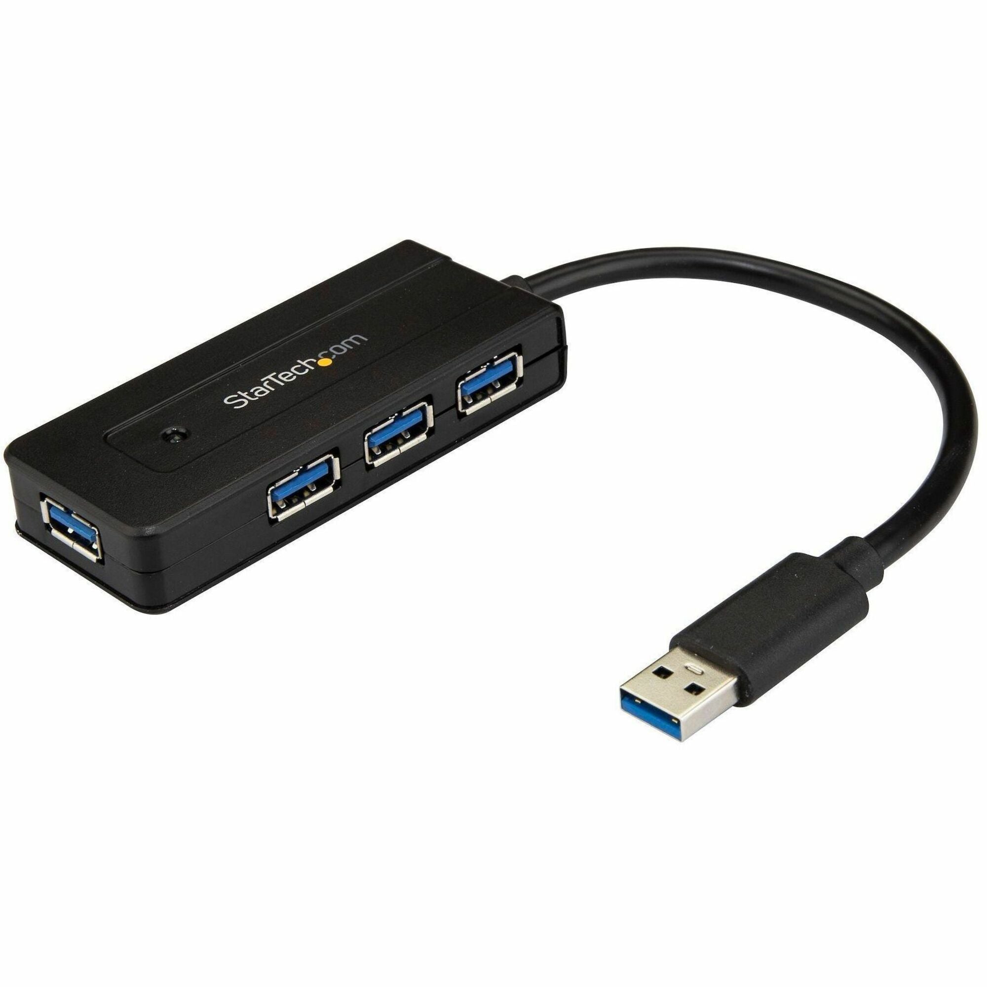 StarTech.com 4 Port USB 3.0 Hub SuperSpeed 5Gbps w/ Fast Charge - Portable USB 3.2 Gen 1 (5Gbps) Type-A Laptop/Desktop Hub - USB Bus/Self Powered - ST4300MINI