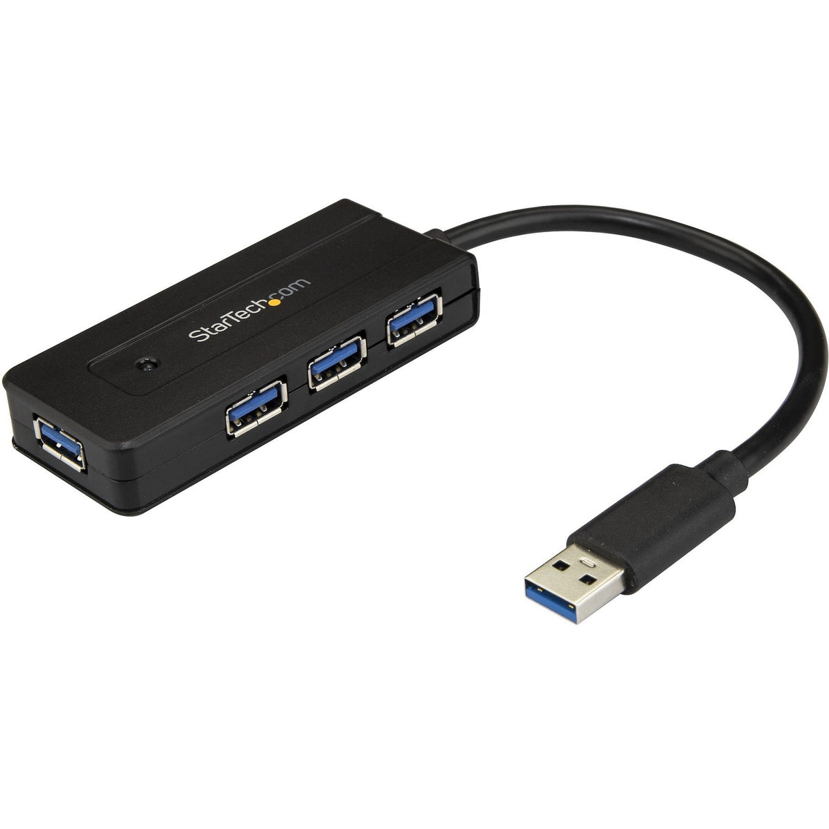 StarTech.com 4 Port USB 3.0 Hub SuperSpeed 5Gbps w/ Fast Charge - Portable USB 3.2 Gen 1 (5Gbps) Type-A Laptop/Desktop Hub - USB Bus/Self Powered - ST4300MINI