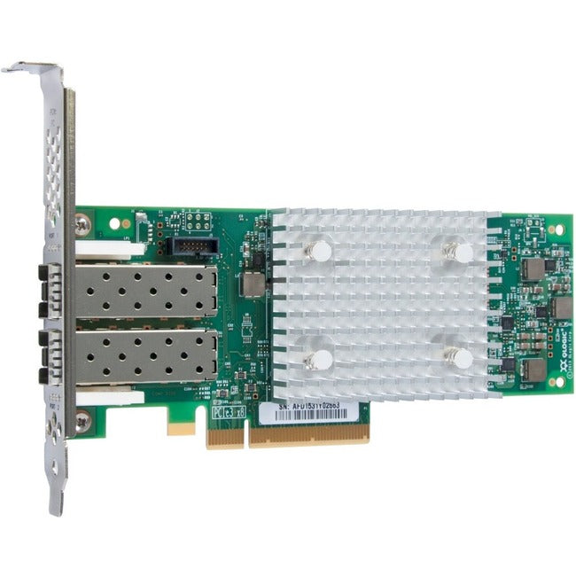 Lenovo ThinkSystem QLogic QLE2742 PCIe 32Gb 2-Port SFP+ Fibre Channel Adapter - 7ZT7A00518