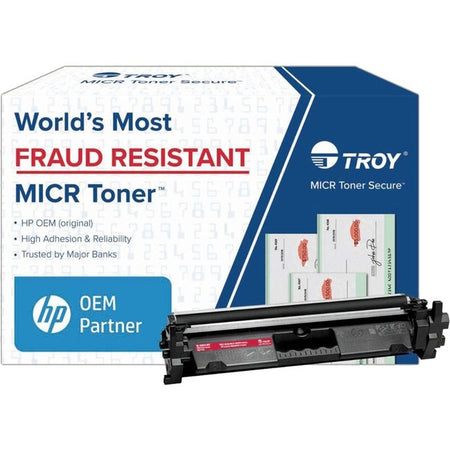 Troy Toner Secure Original MICR High Yield Laser Toner Cartridge CF230X - Black - 1 Pack - 02-82029-001