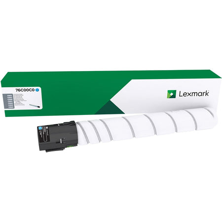 Lexmark Original High Yield Laser Toner Cartridge - Cyan - 1 Each - 76C0HC0