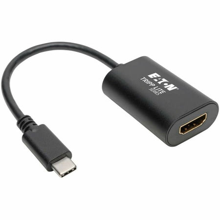 Eaton Tripp Lite Series USB-C to HDMI Adapter (M/F) - 4K 60 Hz, HDCP 2.2, Black - U444-06N-HD4K6B