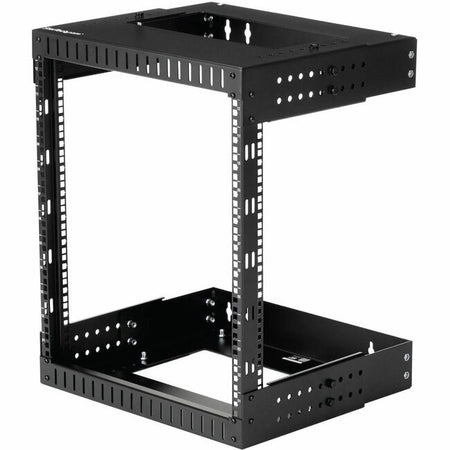 StarTech.com 2-Post 12U Heavy-Duty Wall Mount Network Rack, 19" Open Frame Server Rack with Adjustable Depth, Data Rack for IT Equipment~ - RK12WALLOA