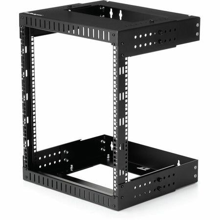 StarTech.com 2-Post 12U Heavy-Duty Wall Mount Network Rack, 19" Open Frame Server Rack with Adjustable Depth, Data Rack for IT Equipment~ - RK12WALLOA
