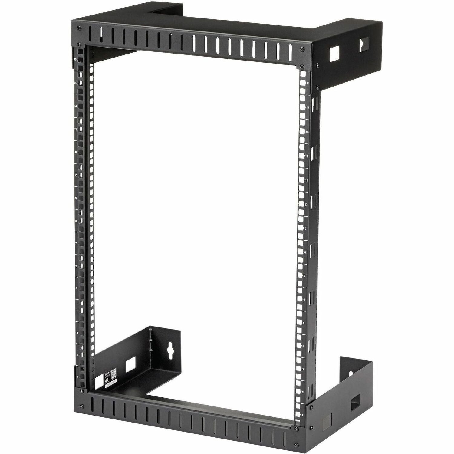 StarTech.com 2-Post 15U Heavy-Duty Wall-Mount Network Rack, 19" Open Frame Server Rack for Computer Equipment, Wall Mount Data Rack~ - RK15WALLO