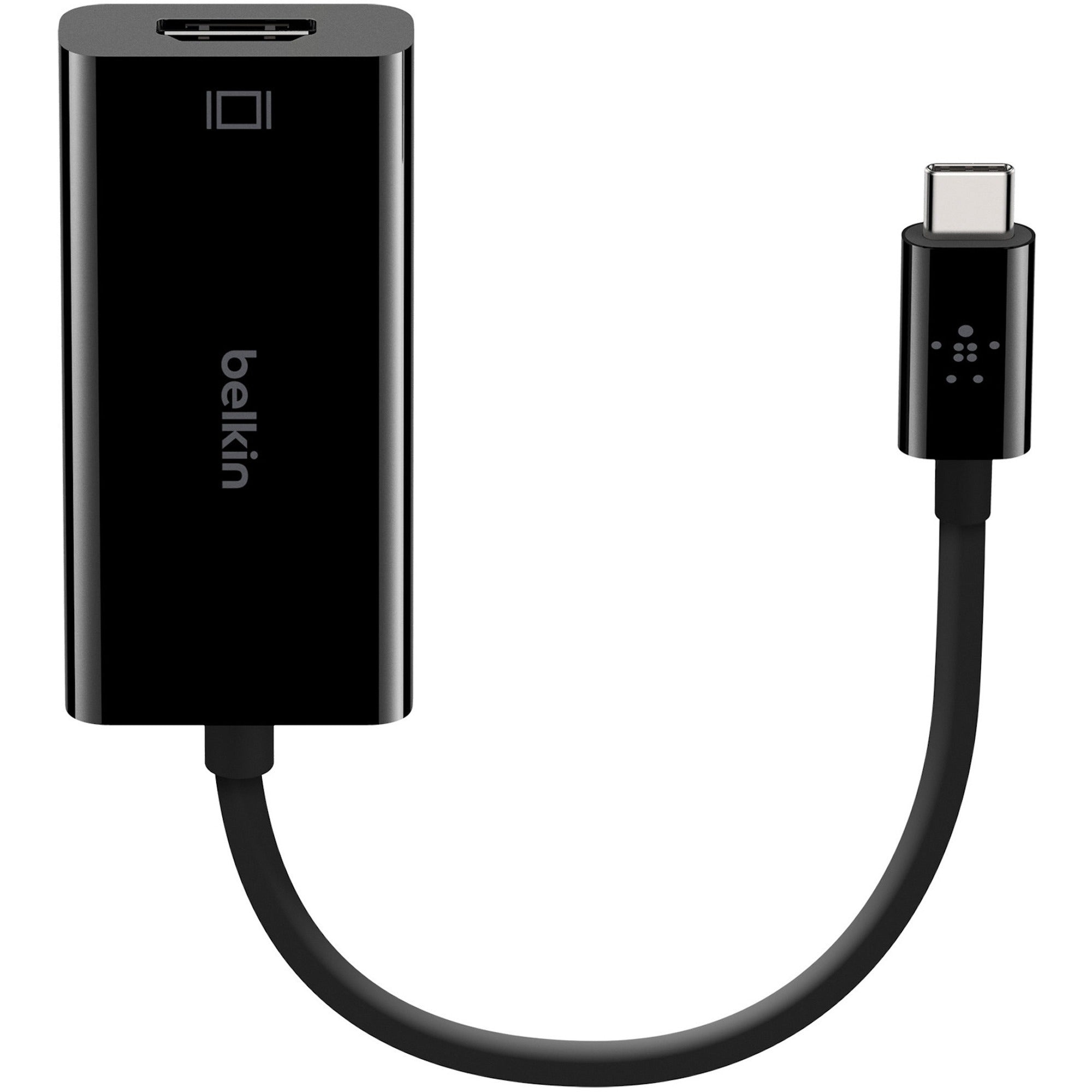 Belkin USB-C to HDMI Adapter Cable, 4k, video adapter - black - Thunderbolt 3/DisplayPort - B2B144-BLK