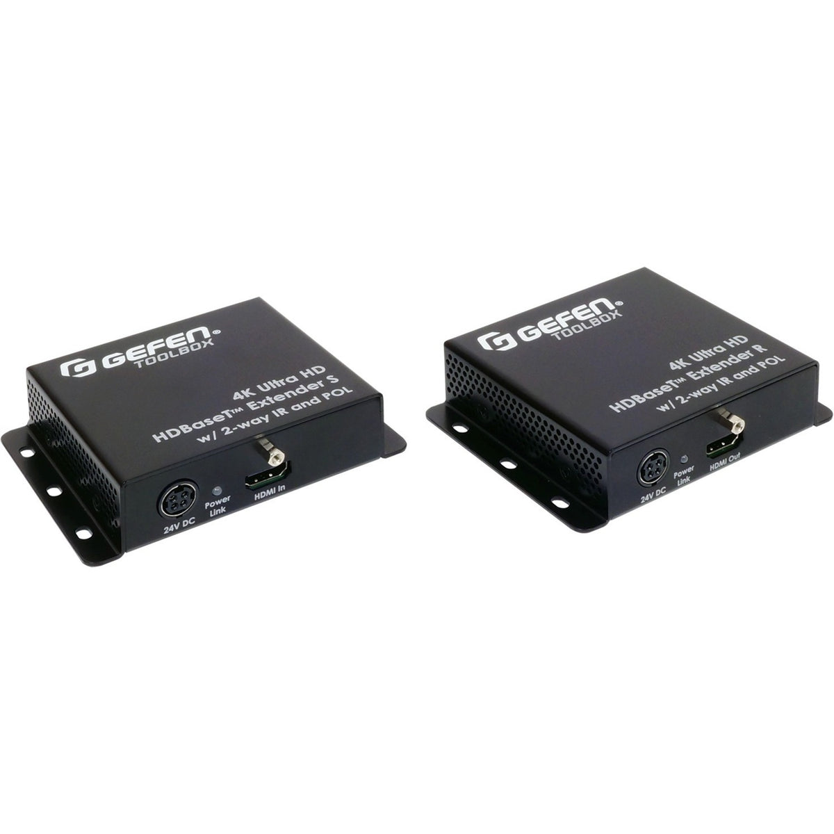 Gefen 4K Ultra HD HDBaseT Extender, 130ft/40m HDMI & Bi-Directional IR, 12-bit Deep Color, HDR, Dolby Atmos, HDCP 2.2, 7.1 LPCM - GTB-UHD-HBTL