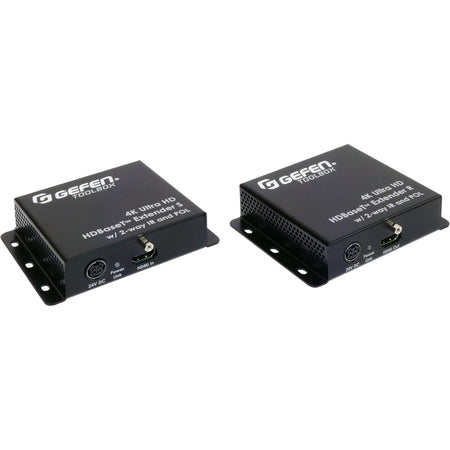 Gefen 4K Ultra HD HDBaseT Extender, 130ft/40m HDMI & Bi-Directional IR, 12-bit Deep Color, HDR, Dolby Atmos, HDCP 2.2, 7.1 LPCM - GTB-UHD-HBTL