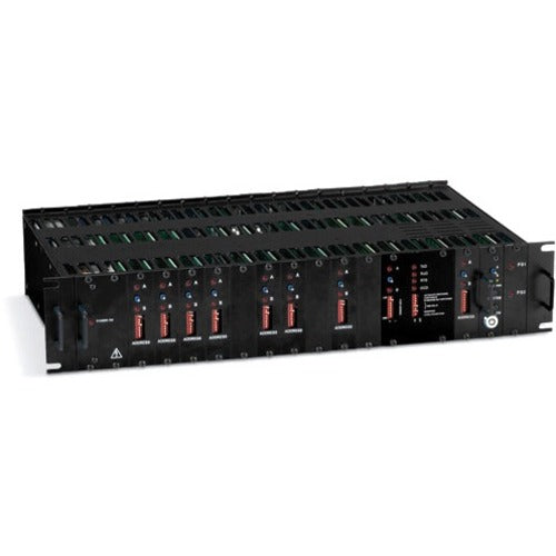 Black Box Pro Switching Gang Switch Chassis - 2U, 18-Card - SM260A