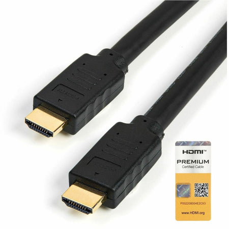 StarTech.com 15ft (5m) Premium Certified HDMI 2.0 Cable with Ethernet, High Speed Ultra HD 4K 60Hz HDMI Cable HDR10, UHD HDMI Monitor Cord - HDMM5MP