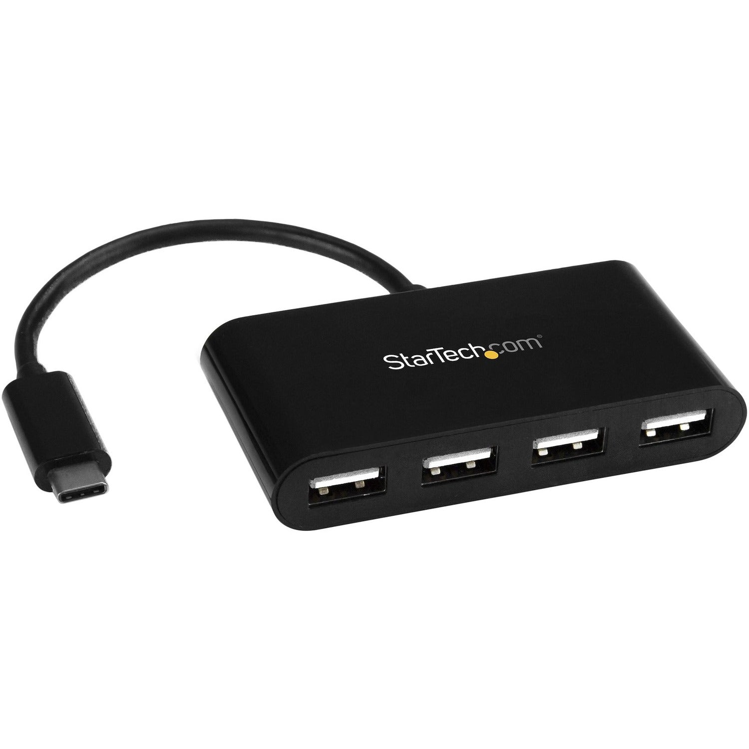 StarTech.com 4 Port USB C Hub - Mini Hub - USB-C to 4x USB-A - USB 2.0 Hub - USB Type C Hub - USB C to USB Hub - USB C Port Expander - ST4200MINIC