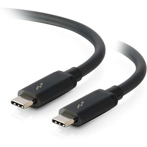 C2G 6ft Thunderbolt 3 Cable - USB C Thunderbolt 3 Cable - 100W Power Delivery - 20Gbps - Black - M/M - 28842