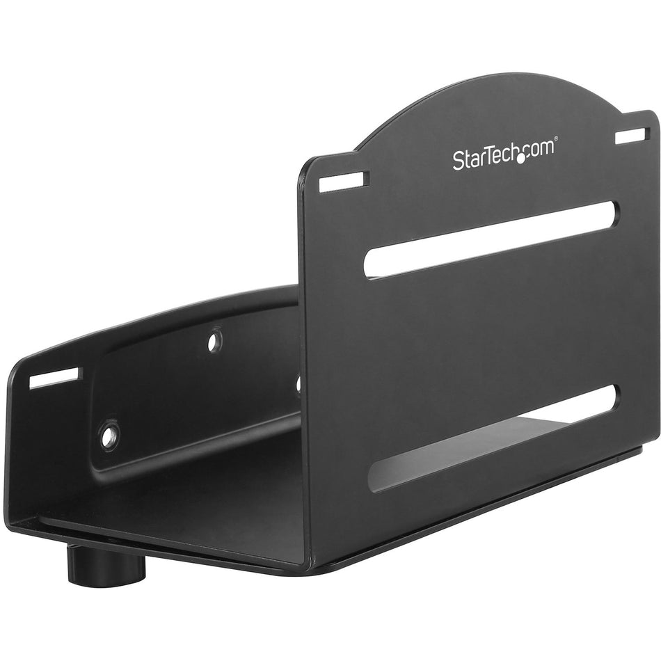 StarTech.com CPU Mount - Adjustable Computer Wall Mount - PC Wall Mount - CPU Wall Mount - Adjustable Width 4.8 to 8.3in - Heavy-duty Metal - CPUWALLMNT