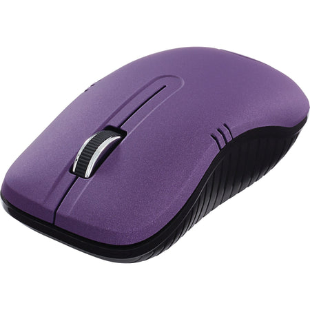 Verbatim Wireless Notebook Optical Mouse, Commuter Series - Matte Purple - 99781