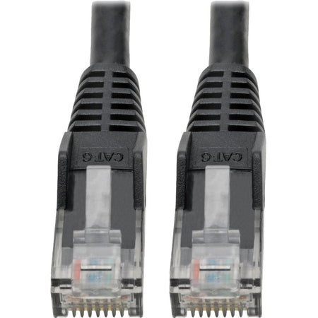 Tripp Lite by Eaton Cat6 Gigabit Snagless Molded (UTP) Ethernet Cable (RJ45 M/M) PoE Black 6-in. (15.24 cm) - N201-06N-BK