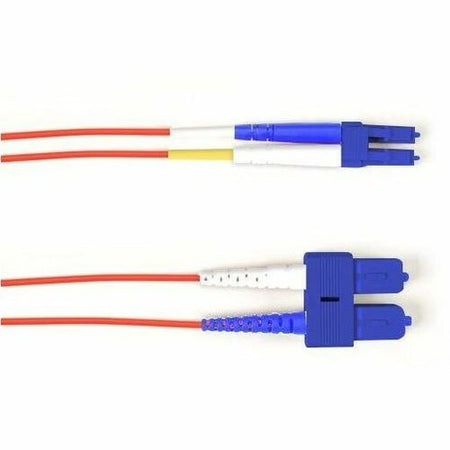 Black Box Fiber Optic Duplex Patch Network Cable - FOCMRSM-001M-SCLC-RD