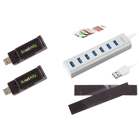 NetAlly IEEE 802.11ac - Wi-Fi Adapter - Multi-adapter kit for WiFi Analyzer (different versions available depending on regulatory domain) - AM/D1095-Z1