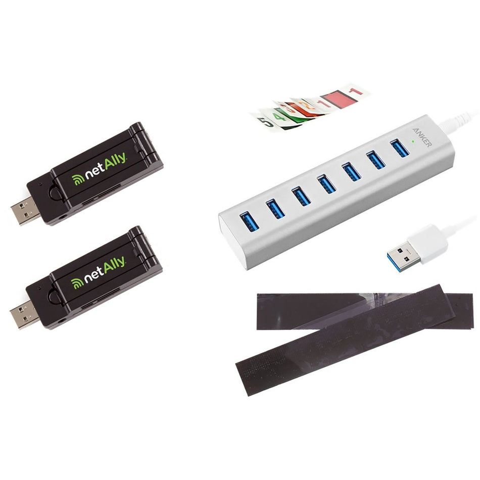 NetAlly IEEE 802.11ac - Wi-Fi Adapter - Multi-adapter kit for WiFi Analyzer (different versions available depending on regulatory domain) - AM/D1095-Z1