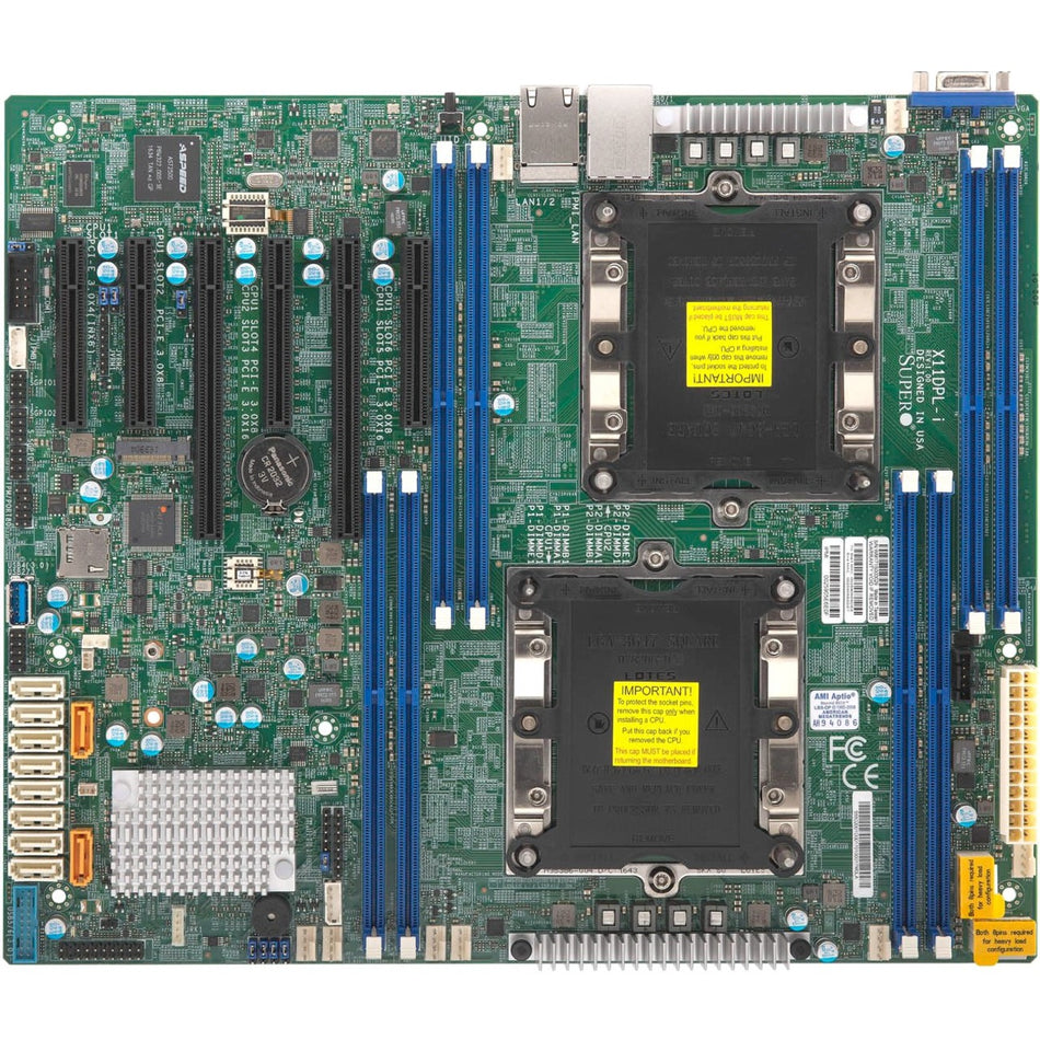 Supermicro X11DPL-I Server Motherboard - Intel C621 Chipset - Socket P LGA-3647 - ATX - MBD-X11DPL-I-O