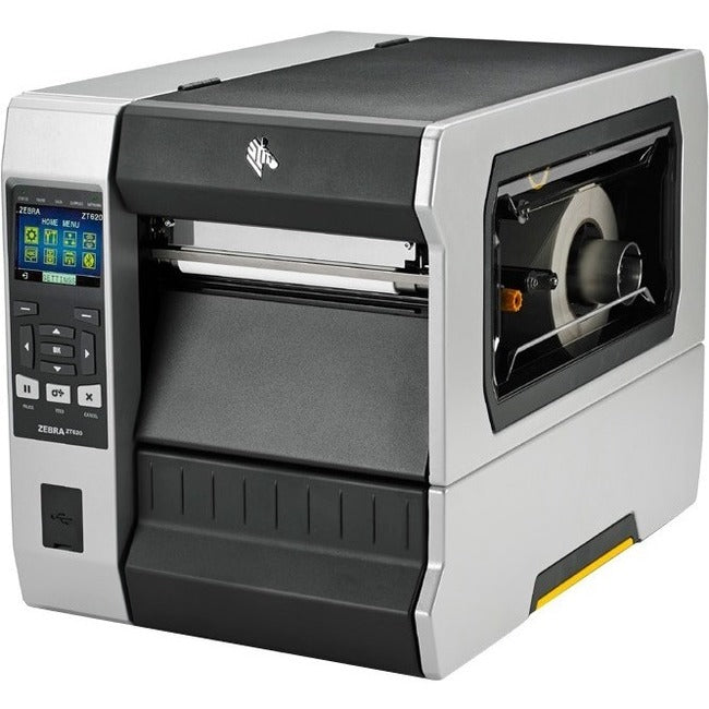 Zebra ZT620 Industrial Direct Thermal/Thermal Transfer Printer - Monochrome - Label Print - USB - Serial - Bluetooth - ZT62062-T110100Z