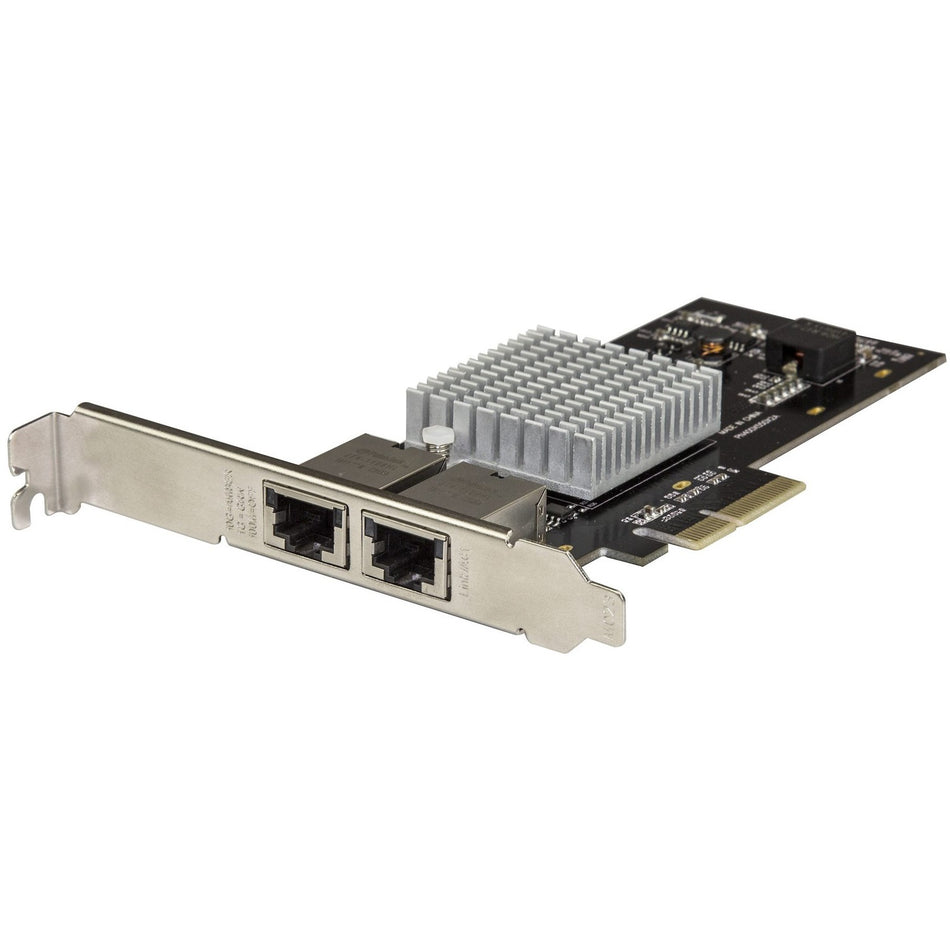 StarTech.com Dual Port 10G PCIe Network Adapter Card - Intel-X550AT 10GBASE-T PCI Express 10GbE Multi Gigabit Ethernet 5 Speed NIC 2port - ST10GPEXNDPI