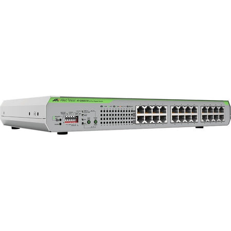 Allied Telesis 24-port 10/100/1000T Unmanaged Switch with Internal PSU - AT-GS920/24-10