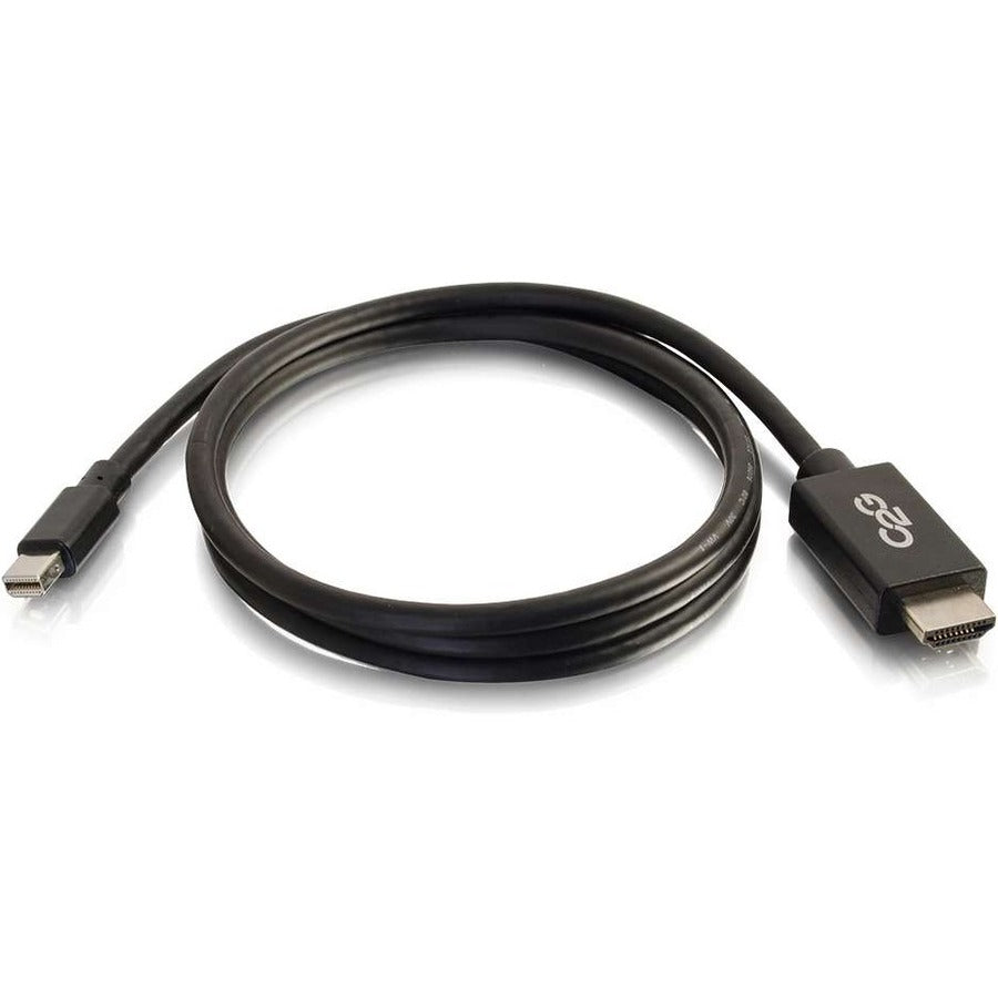 C2G 3ft Mini DisplayPort to HDMI Adapter Cable - Black - TAA - 54420