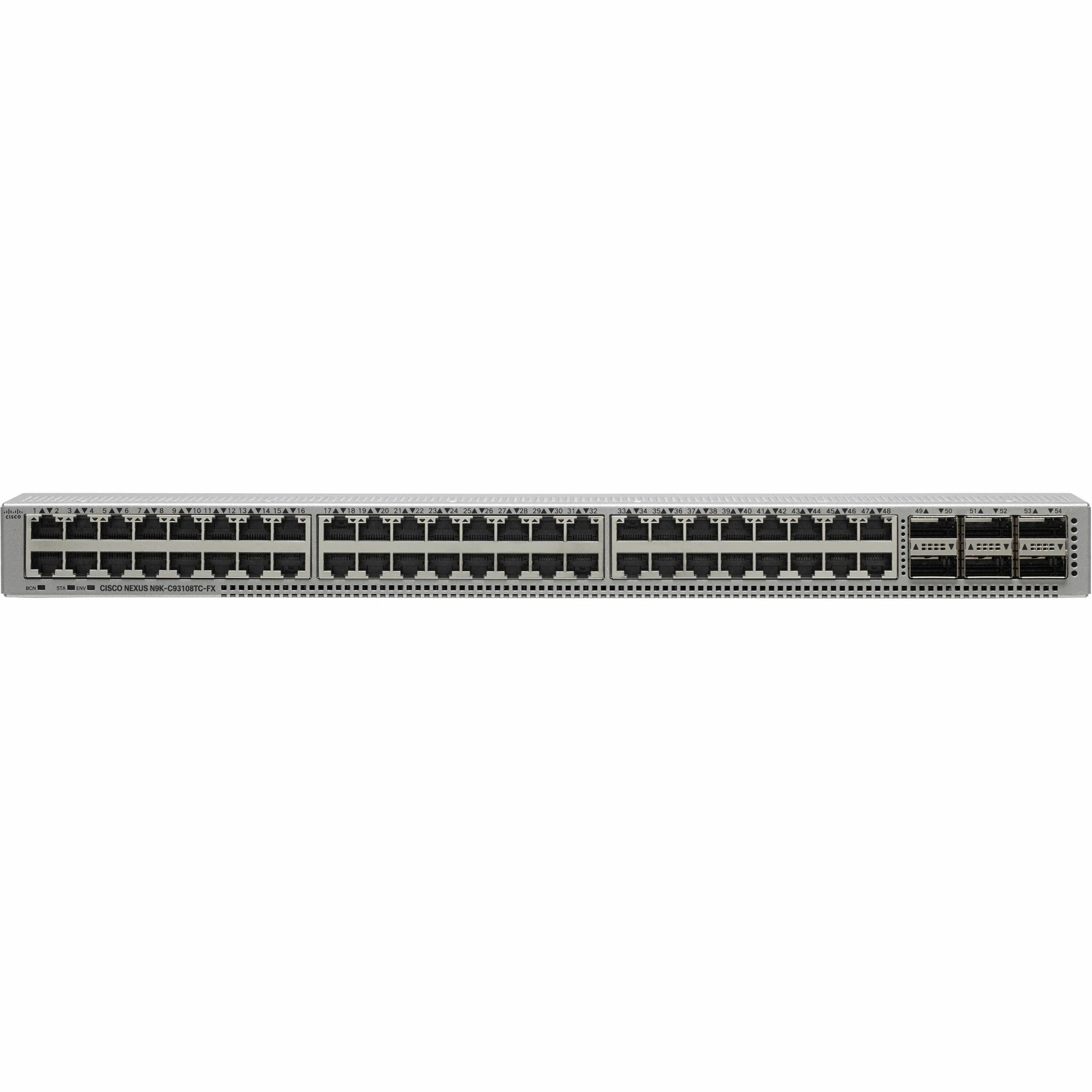 Cisco Nexus 93108TC-FX Ethernet Switch - N9K-C93108TC-FX