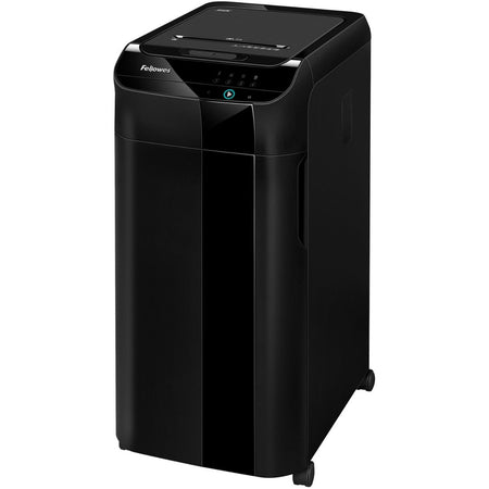 Fellowes&reg; AutoMax™ 350C Cross-Cut Commercial Office Auto Feed 2-in-1 Paper Shredder with 350 Sheet Capacity - 4964001