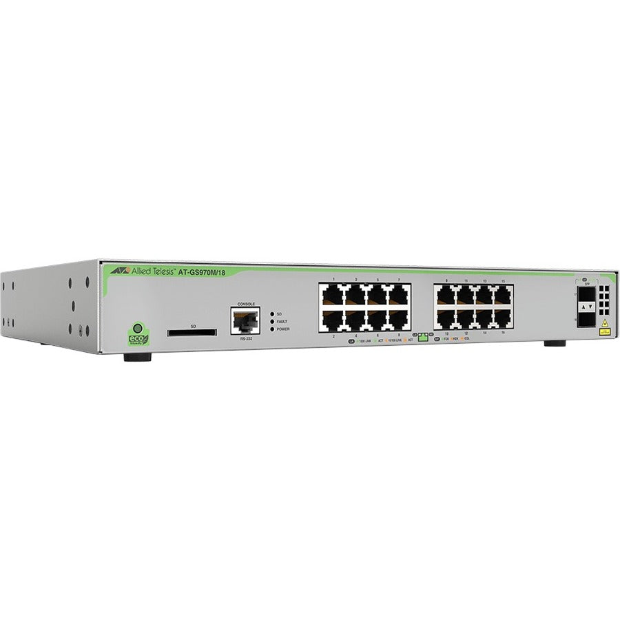 Allied Telesis CentreCOM AT-GS970M/18 Layer 3 Switch - AT-GS970M/18-10