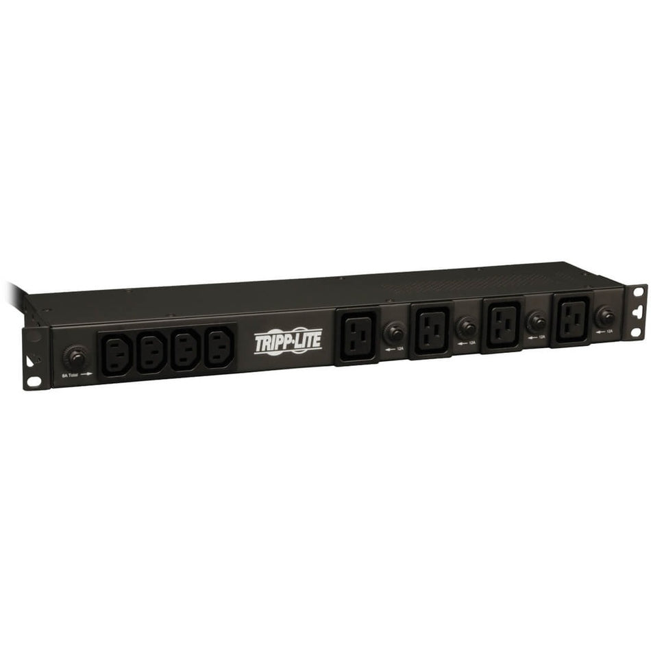 Tripp Lite by Eaton 5.8kW 200-240V Single-Phase Basic PDU - 16 C13 & 4 C19 Outlets, L6-30P Input, 15 ft. (4.6 m) Cord, 1U Rack-Mount - PDU1230