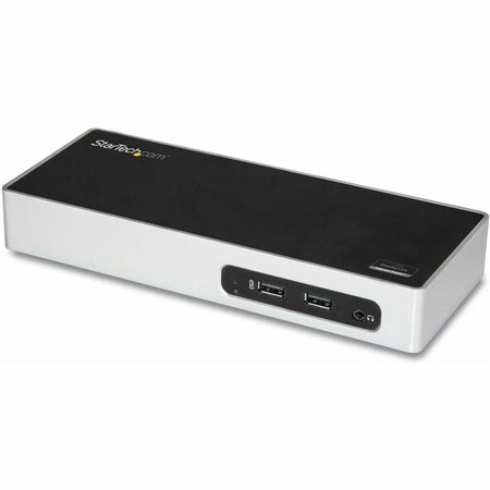 StarTech.com USB 3.0 Docking Station - Dual Monitor Laptop Dock with HDMI & DVI/VGA - 6x USB Type-A Hub, GbE - Universal Windows & Mac - DK30ADD